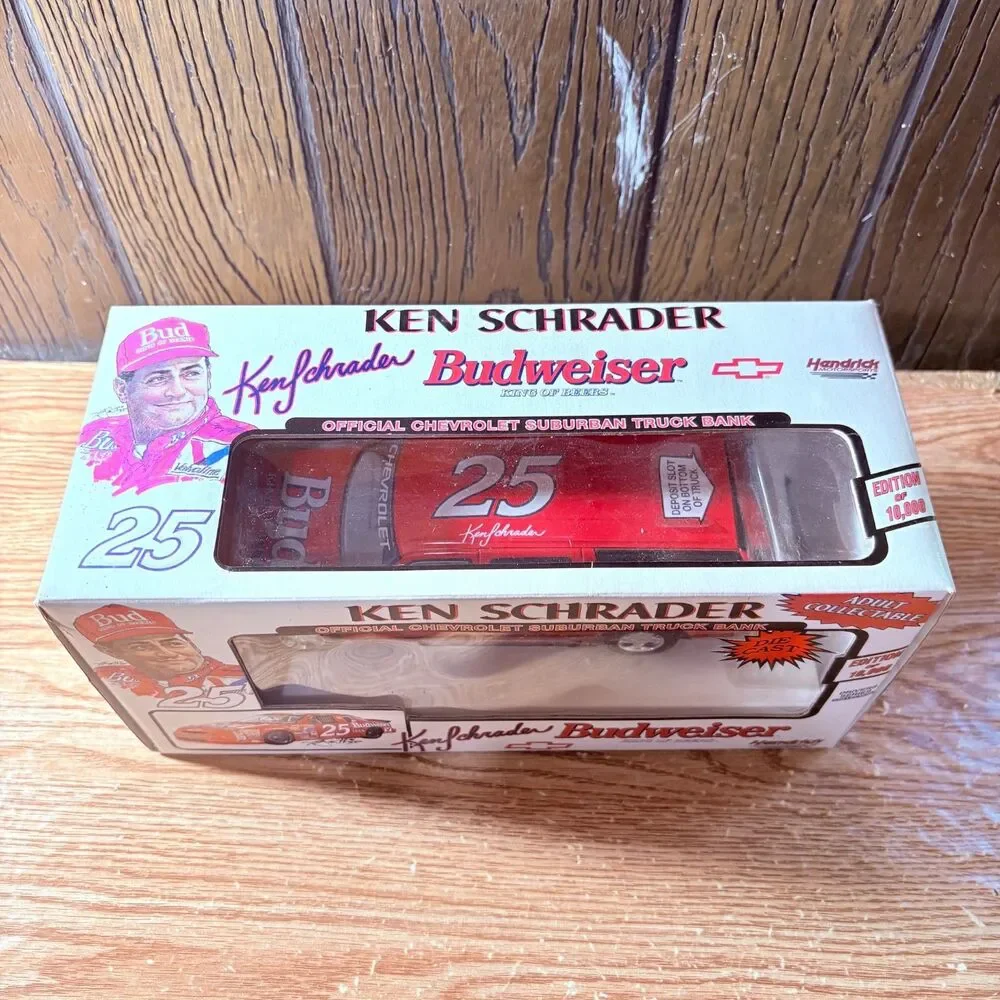 Limited Edition #25 Ken Schrader 1995 Official Truck Bank Chevrolet Suburban